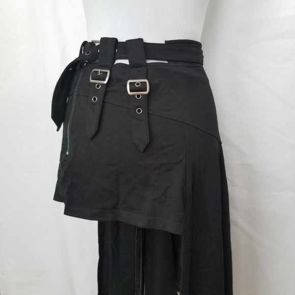 Punk Rave Irregular Midi Skirt - Picture 5 of 7